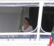 Eva Longoria et Eduardo Cruz en vacances sur un yacht à Miami le 6 février 2011
