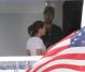 Eva Longoria et Eduardo Cruz en vacances sur un yacht à Miami le 6 février 2011