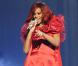 Rihanna lors de la cérémonie des Brit Awards à Londres le 15 février 2011