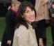Samantha Cameron arrive au défilé Burberry Prorsum à la Fashion Week de Londres, le 21 février 2011.