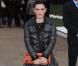 Rachel Bilson arrive au défilé Burberry Prorsum à la Fashion Week de Londres, le 21 février 2011.