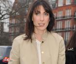 Samantha Cameron au défilé Burberry prorsum à la Fashion Week de Londres, le 21 février 2011.