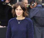Alexa Chung au défilé Burberry Prorsum à la Fashion Week de Londres, le 21 février 2011.