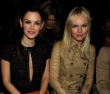 Rachel Bilson et Kate Bosworth sur les fronts-rows du défilé Burberry Prorsum à la Fashion Week de Londres, le 21 février 2011.