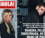 Shakira et Gerard Piqué en couverture de Hola
