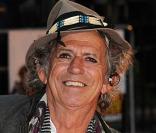 Keith Richards lors de la première de Shine on Light à Londres