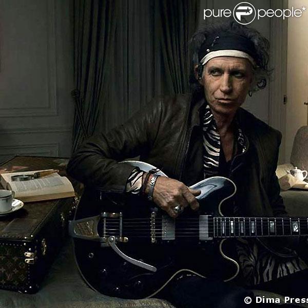 Keith Richards dans une publicité pour Vuitton