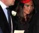 Au mariage de Lady Katie Percy, le 26 février 2011, célébré au château d'Alnwick de son père le duc de Northumberland, Chelsy Davy (en bleu) a fait un retour remarqué sur le sol britannique, avec Pippa Middleton (en noir et fuchsia).