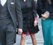 Au mariage de Lady Katie Percy, le 26 février 2011, célébré au château d'Alnwick de son père le duc de Northumberland, Chelsy Davy (en bleu) a fait un retour remarqué sur le sol britannique, avec Pippa Middleton (en noir et fuchsia).