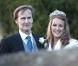 Au mariage de Lady Katie Percy, le 26 février 2011, célébré au château d'Alnwick de son père le duc de Northumberland, Chelsy Davy (en bleu) a fait un retour remarqué sur le sol britannique, avec Pippa Middleton (en noir et fuchsia).