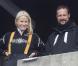 Victoria et Daniel de Suède ont rejoint Mette-Marit et Haakon de Norvège et toute la famille royale les 3 et 4 mars 2011 pour vibrer à l'occasion des championnats du monde de ski nordique à Oslo !