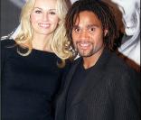 Adriana et Christian Karembeu le 10 octobre 1999 