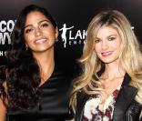Camila Alves et Marisa Miller à l\'occasion de l\'avant-première de <em>La défense Lincoln</em> qui s\'est tenue à l\'ArcLight Theatre de Los Angeles, le 10 mars 2011.<br />