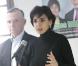 Rachida Dati lors d'une réunion avec des militants UMP à Andrésy (Yvelines) le 5 mars 2011
