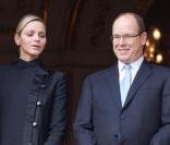 Le prince Albert et Charlene Wittstock, Monaco, le 27 janvier 2011 