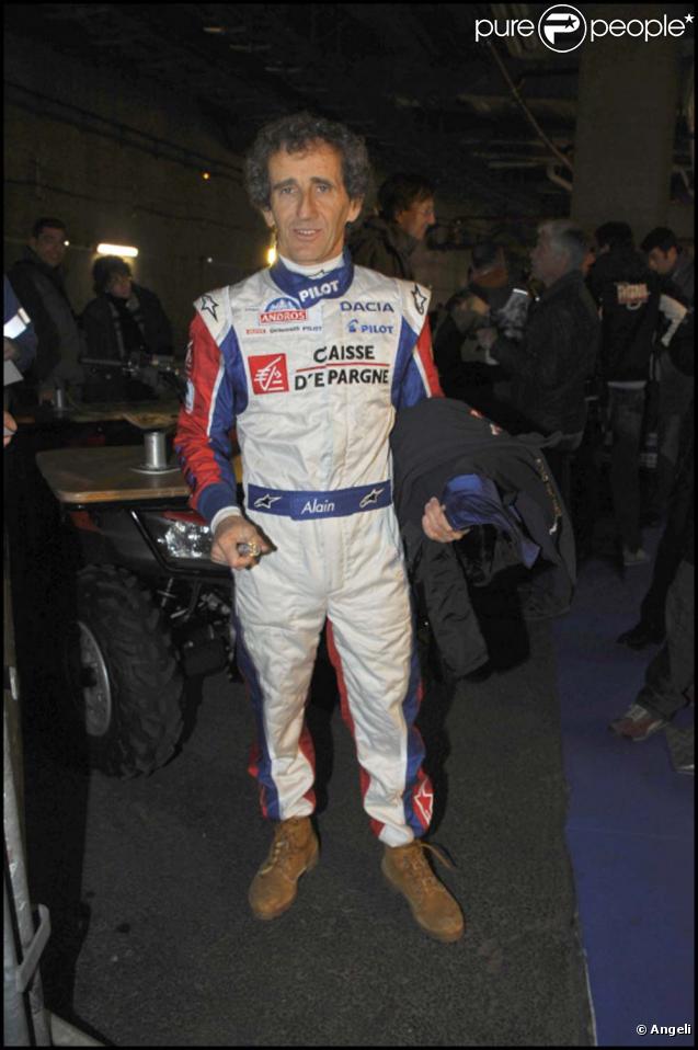 Finale du trophée Andros au Stade de France, le 5 mars 2011 : Alain Prost 