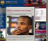 Eric Abidal, atteint d'une tumeur au foie, sera opéré à Barcelone jeudi 17 mars 2011. L'international français a reçu d'innombrables témoignages de sympathie dans cette épreuve.