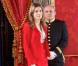 Letizia d'Espagne entourée de la famille royale d'Espagne au Palais Zarzuela de Madrid le 21 mars 2011