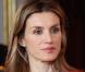Letizia d'Espagne entourée de la famille royale d'Espagne au Palais Zarzuela de Madrid le 21 mars 2011