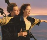 Kate Winslet et Leonardo Di Caprio dans <em>Titanic</em> de James Cameron<br />