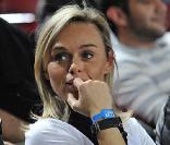 Cécile de Ménibus à l'occasion du tournoi de futsal organisé par RTL au Palais Omnisport de Paris Bercy, le 27 mars 2011.