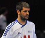 Grégoire à l'occasion du tournoi de futsal organisé par RTL au Palais Omnisport de Paris Bercy, le 27 mars 2011.