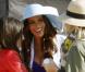 La belle Sofia Vergara sur le tournage de la nouvelle publicité pour Diet Pepsi, sur une plage de Los Angeles, le 28 mars 2011.