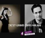 Des images de la bande-annonce du Taratata spécial Julien Doré diffusé le mardi 5 avril à 22h20. Ici, Grand Corps Malade et Zaz <br />