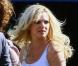 Britney Spears tourne un sketch pour le  Jimmy Kimmel Show  au côté des membres de Jackass, mardi 29 mars.