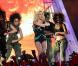 Britney Spears se produit sur la plateau du  Jimmy Kimmel Show  pour promouvoir son album Femme Fatale, mardi 29 mars.