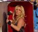 Britney Spears se produit sur la plateau du  Jimmy Kimmel Show  pour promouvoir son album Femme Fatale, mardi 29 mars.