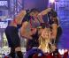 Britney Spears se produit sur la plateau du  Jimmy Kimmel Show  pour promouvoir son album Femme Fatale, mardi 29 mars.
