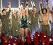 Britney Spears se produit sur la plateau du  Jimmy Kimmel Show  pour promouvoir son album Femme Fatale, mardi 29 mars.