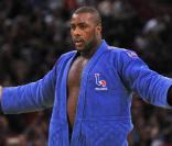 Teddy Riner (photo : en février 2011, lors du Tournoi de Paris) a été au coeur du canular du 1er avril de  L'Equipe  