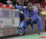 Teddy Riner (photo : en février 2011, lors du Tournoi de Paris) a été au coeur du canular du 1er avril de  L'Equipe  