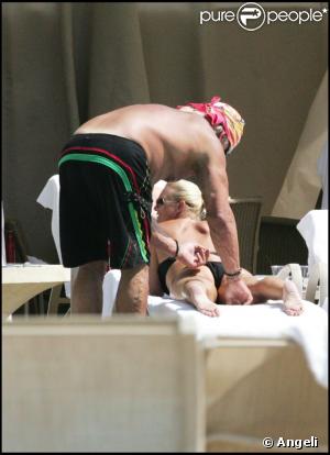 Hulk Hogan, avec sa compagne et sa fille