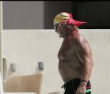 Hulk Hogan, avec sa compagne et sa fille