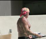 Hulk Hogan, avec sa compagne et sa fille