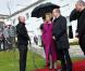 Visite officielle en Irlande d'Albert de Monaco et Charlene Wittstock. Le couple est reçu à Dublin par la présidente Mary McAleese, le 4 avril 2011.