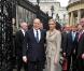 Le prince Albert de Monaco et sa fiancée Charlene Wittstock en visite officielle en Irlande, le 4 avril 2011.