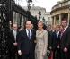 Le prince Albert de Monaco et sa fiancée Charlene Wittstock en visite officielle en Irlande, le 4 avril 2011.