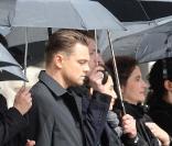 Tournage de la campagne de Guandong OPPO Mobile Telecommunications Corps avec Leonardo DiCaprio, à Paris, le 4 avril 2011. 