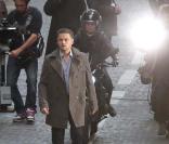 Tournage de la campagne de Guandong OPPO Mobile Telecommunications Corps avec Leonardo DiCaprio, à Paris, le 4 avril 2011. 