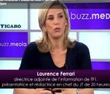 Laurence ferrari invitée dans Le Buzz média