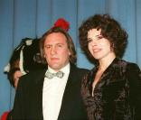 Fanny Ardant et Gérard Depardieu avant-première du  Colonel Chabert , à Paris, le 10 septembre 1994.
