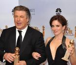Tina Fey et Alec Baldwin récompensés en 2009 aux Golden Globes pour la série 30 Rock