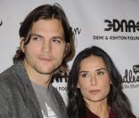 Demi Moore et Ashton Kutcher participent à la soirée de lancement de leur campagne  Real men don't buy girls , jeudi 14 avril, à New York.