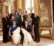  La princesse Mary et le prince Frederik de Danemark avec leurs jumeaux, le prince Vincent et la princesse Joséphine, dans la grande salle de leur demeure (le palais Frederik VIII), le 14 avril 2011, quelques heures après le baptême des deux chérubins. 
 Le collège des parrains et marraines, à l'exception de quelques absents (comme le prince des Asturies Felipe d'Espagne) réuni autour des nouveaux-nés 