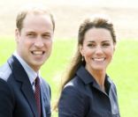 Le prince William et Kate Middleton en visite à Darwen dans le Lancashire en avril 2011 
