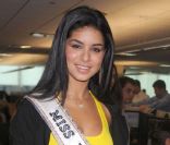 Rima Fakih, Miss USA, lors de la journée de charité BTIG\'s, à New York, le 27 avril 2011